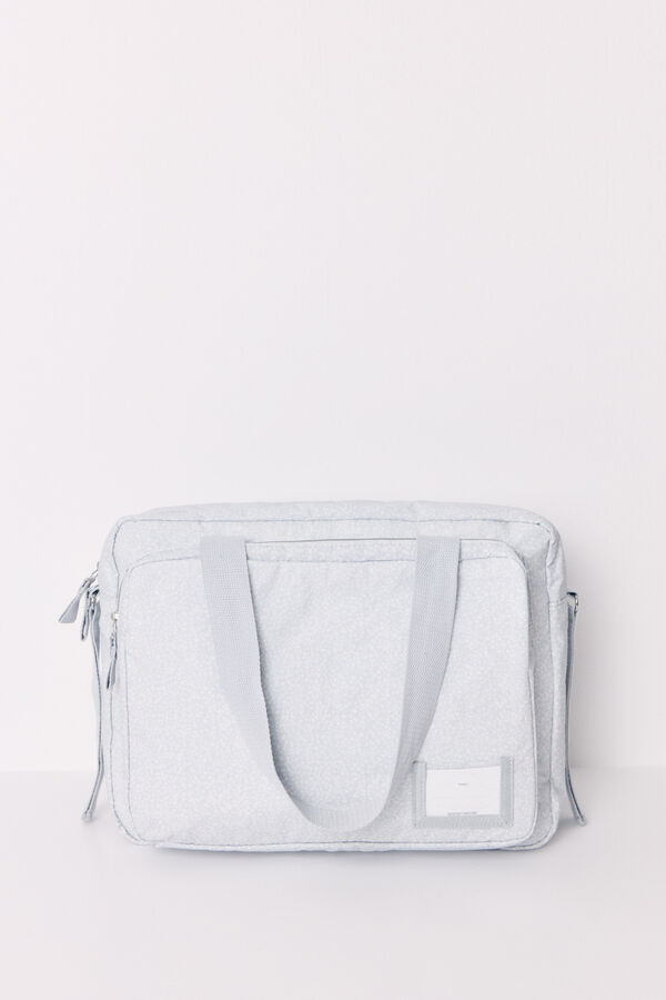 Womensecret Bolsa maternidad estampado allover puntos gris