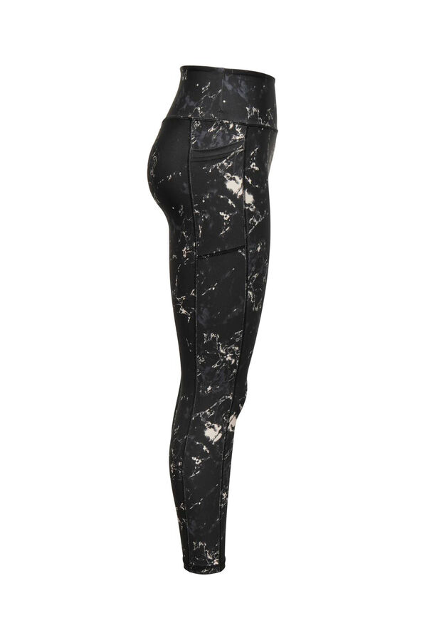 Only Play Leggins de cintura alta y bolsillo lateral negro