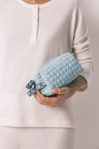 Womensecret Pequeño neceser verde acolchado  verde