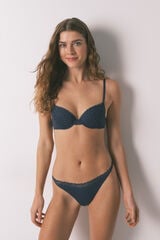 Women'secret Tanga de tanga azul azul