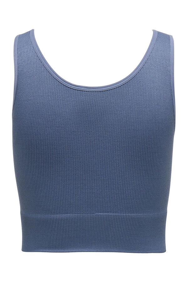 Only Play Brasier deportivo sin costuras con tirantes. azul