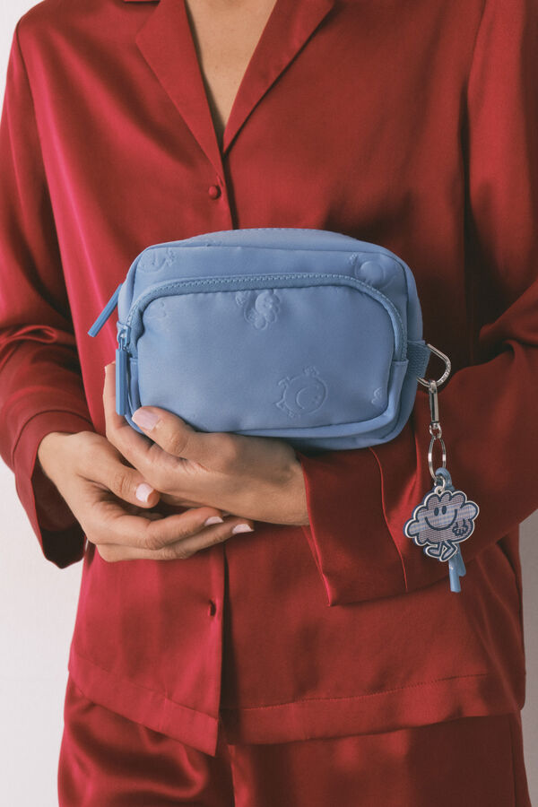 Women'secret Neceser de neopreno con estampado azul mediano de Mr. Men azul