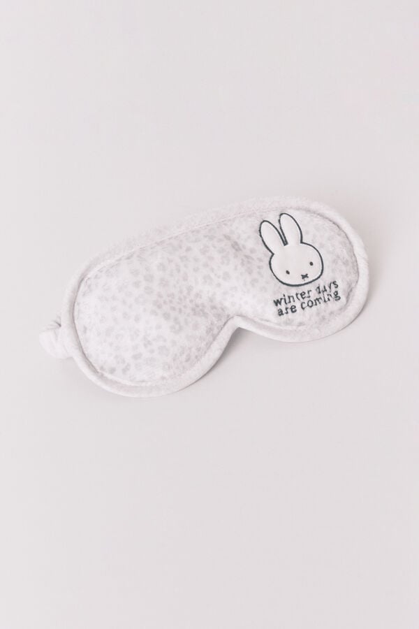 Women'secret Mascarilla con estampado animal de Miffy gris