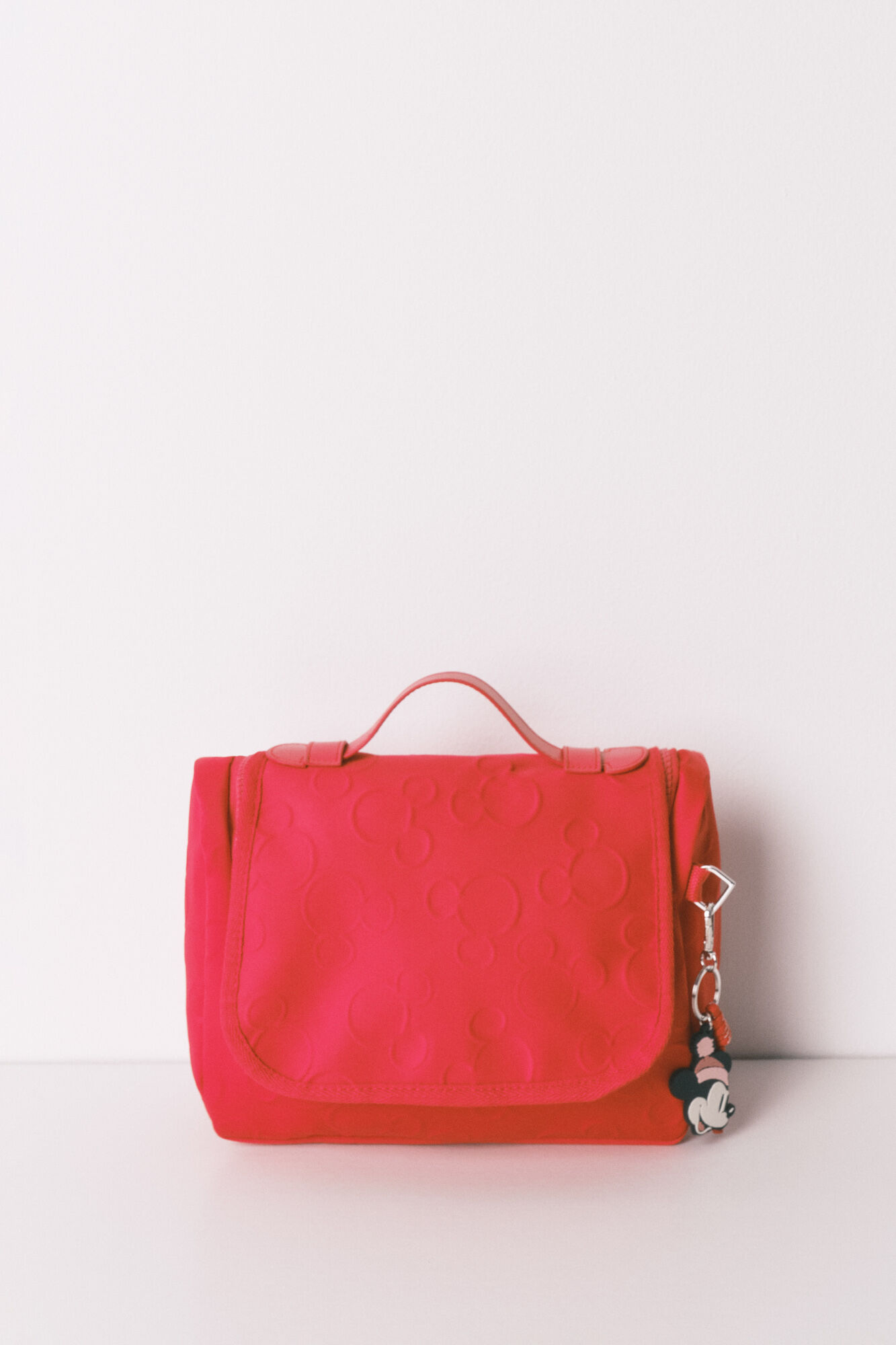 Women'secret Neceser grande de neopreno con estampado de Mickey rojo