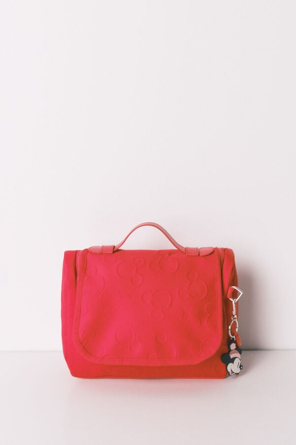 Women'secret Neceser grande de neopreno con estampado de Mickey rojo rojo