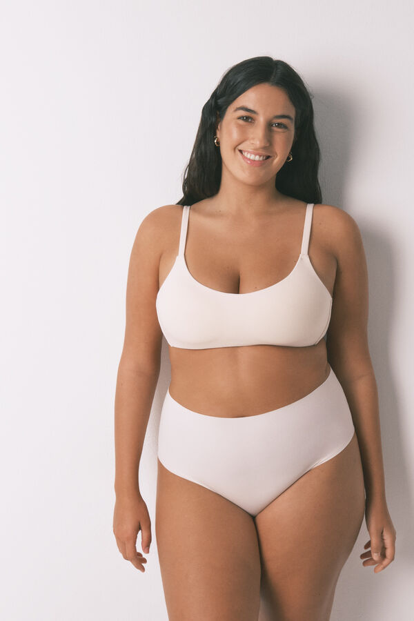 Women'secret Top brasier de algodón rosa rosa