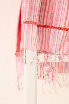 Womensecret Toalla con estampado de rayas estampado