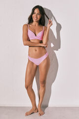 Women'secret Top bikini push up cruzado rosa rosa