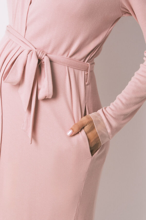 Womensecret Bata de premamá de bata rosa rosa