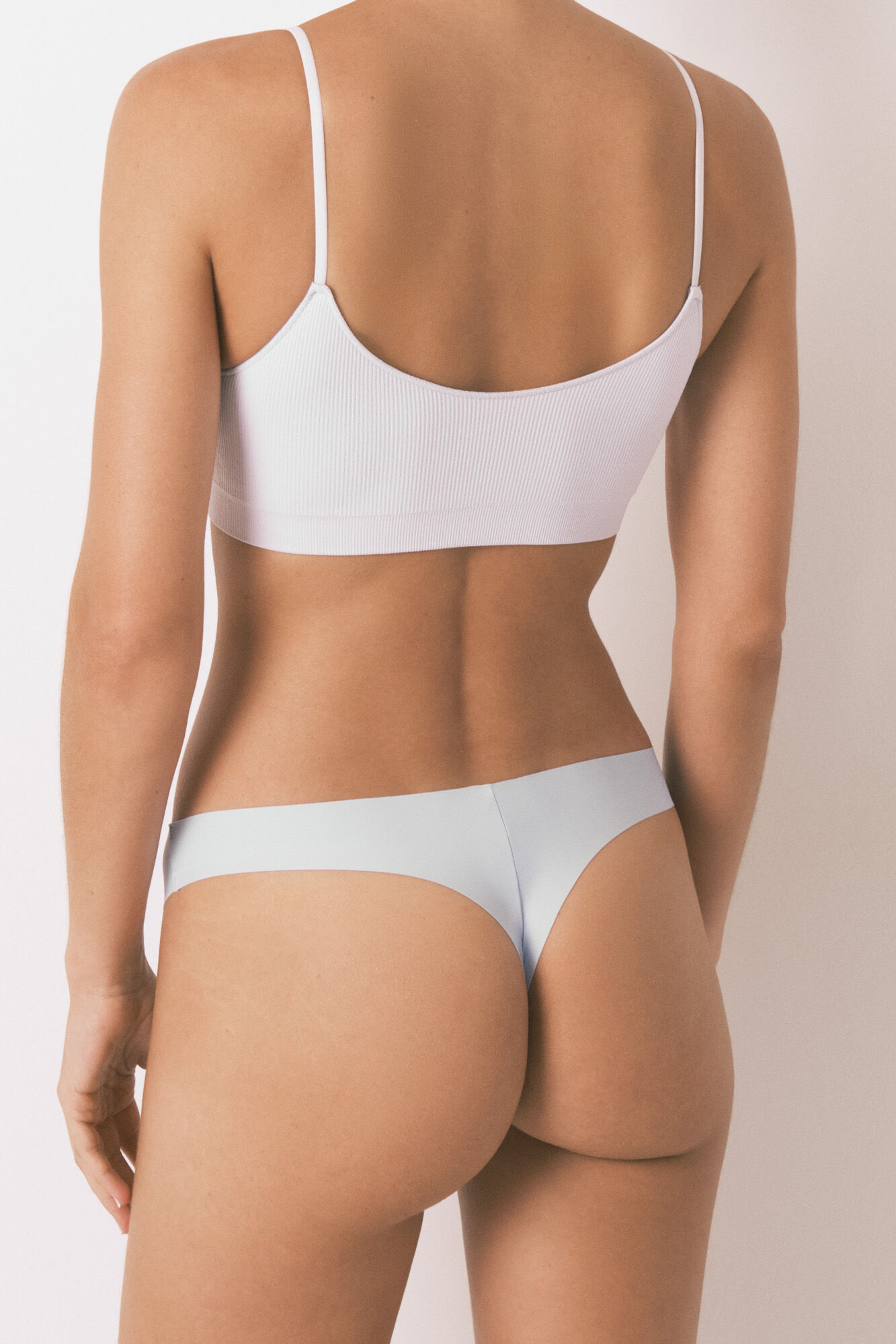 Women'secret Tanga de microfibra color lila