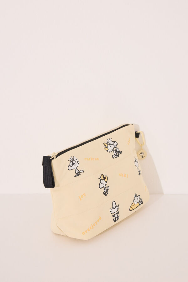 Womensecret Neceser mediano amarillo de Snoopy amarillo