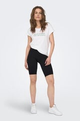 Only Play Legging ciclista seamless negro canal&eacute; negro