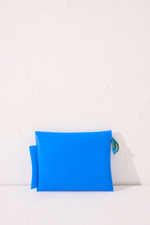 Womensecret Bolsa de traje de baño bikini impermeable azul azul