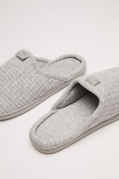 Womensecret Zapatillas casa brillos gris gris