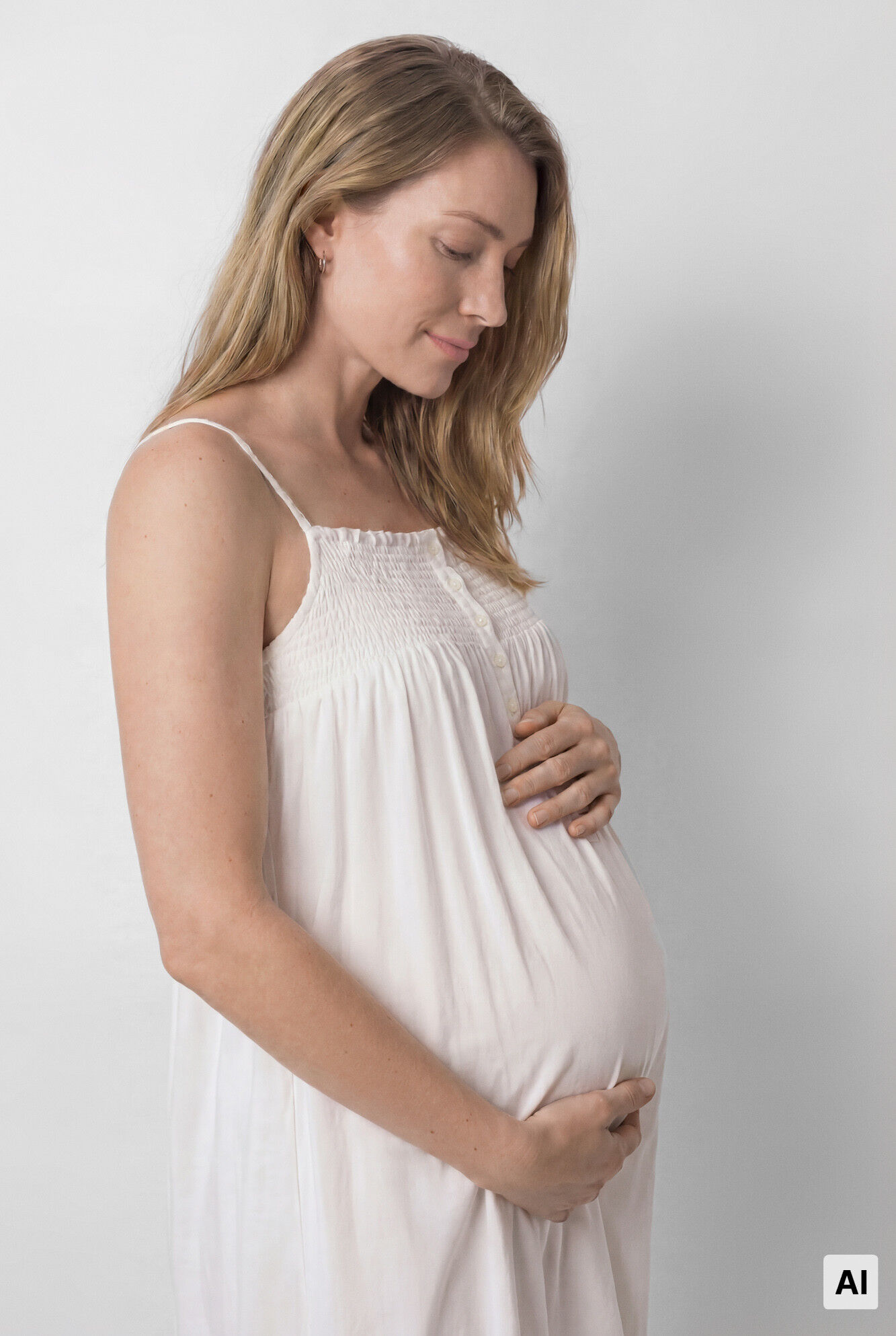 Women'secret Camis&oacute;n maternity de tirantes de algod&oacute;n blanco