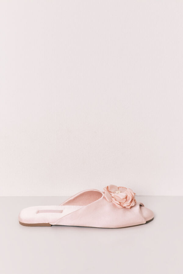 Women'secret Pantuflas de casa rosas rosa