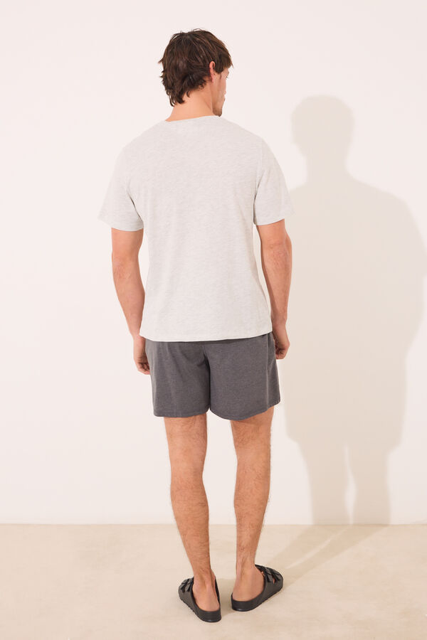 Womensecret Pijama gris oscuro del Rey León gris