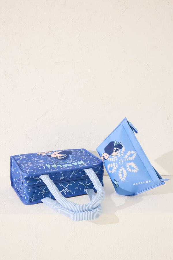Womensecret Bolsa grande Mafalda azul, bolsa azul