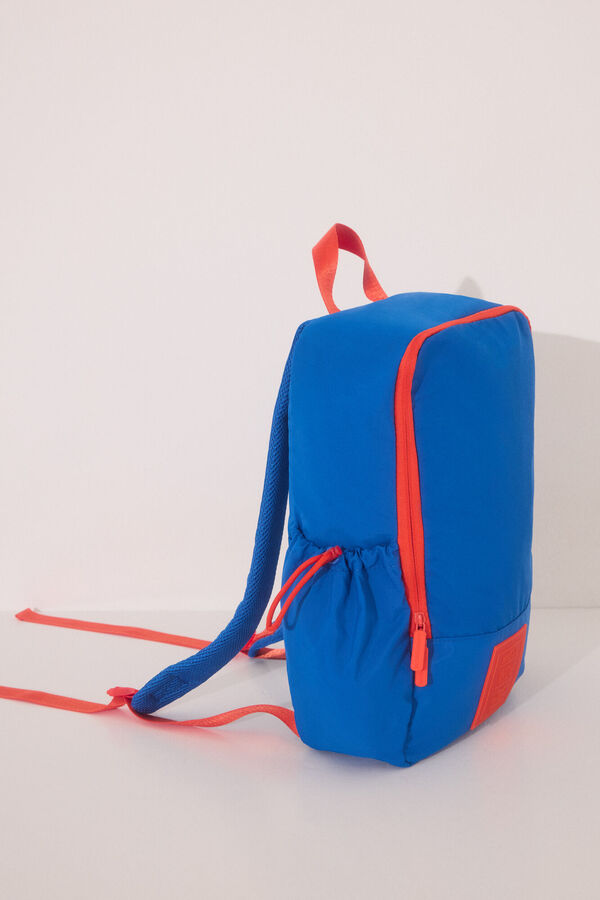 Womensecret Mochila de viaje de nailon azul  azul