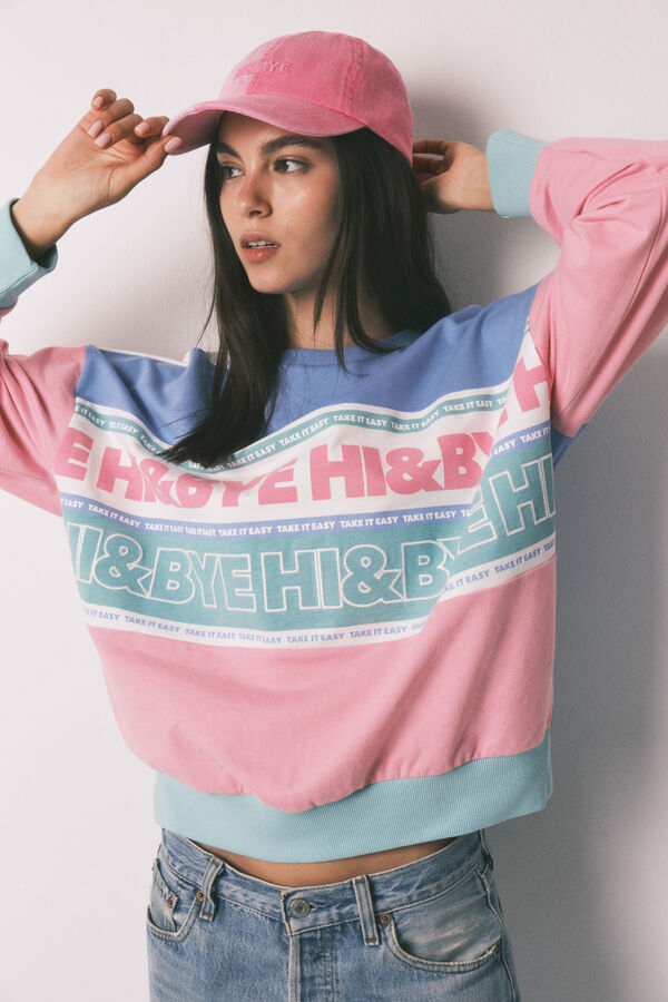 HI&BYE Gorra ajustable de algod&oacute;n rosa rosa