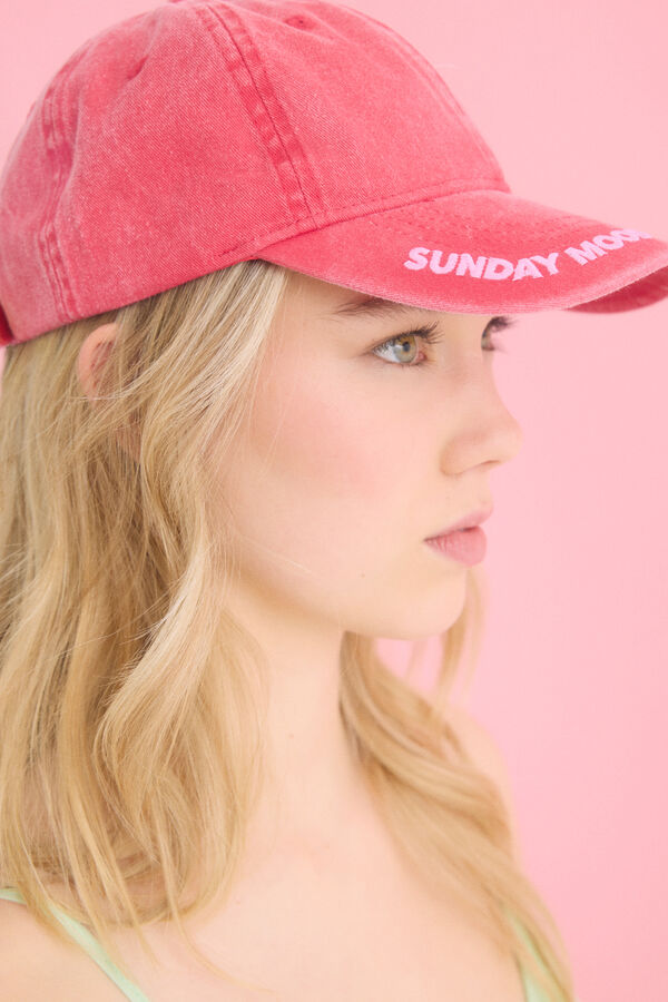 Womensecret Gorra algodón ajustable rosa rosa