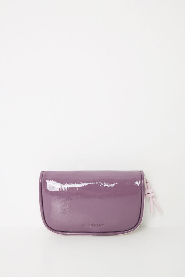 Womensecret Cosmetiquera charol morado/lila