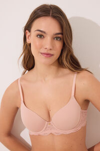 Womensecret BEAUTIFUL brasier clásico relleno rosa rosa