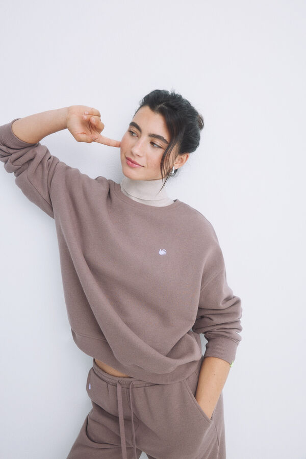 Womensecret Sudadera felpa café logo café