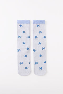 Womensecret Calcetines tricot azul Mickey  azul