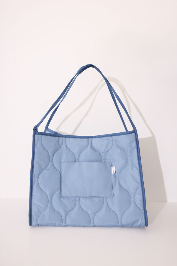 Womensecret Bolsa grande reversible , bolsa azul