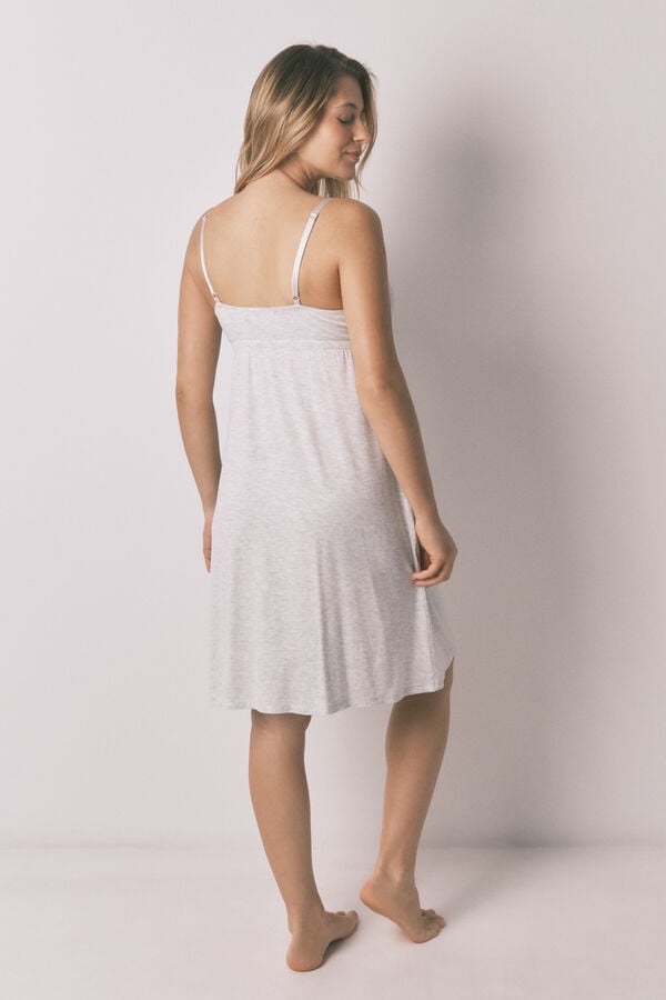 Women'secret Camis&oacute;n "maternity" de tirantes gris gris