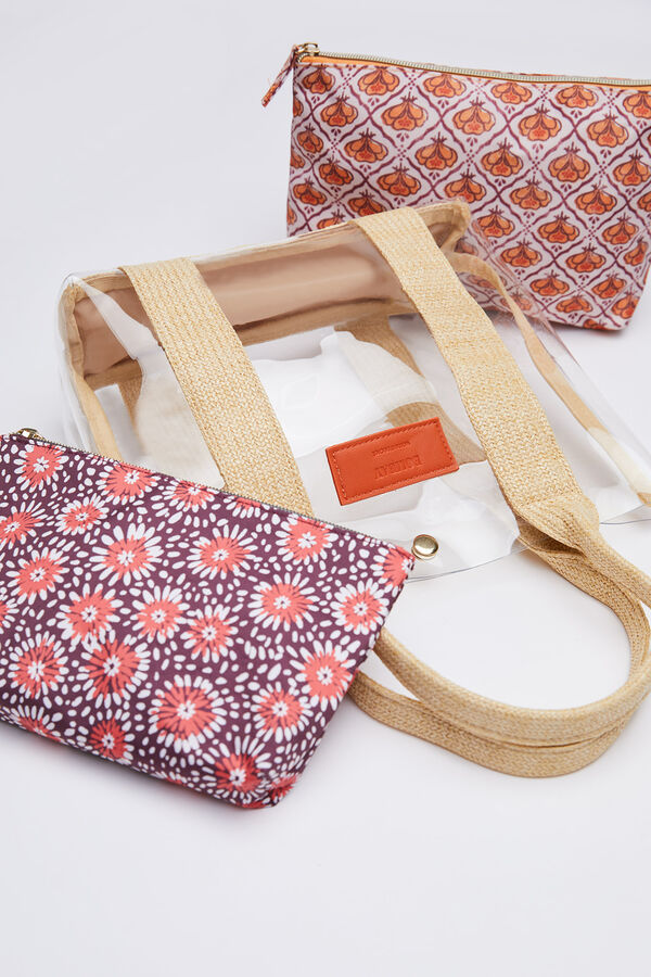 Womensecret Pack 3 cosmetiqueras estampadas estampado
