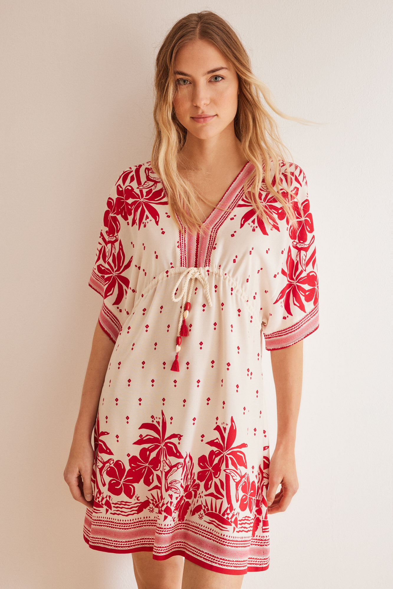 Camisola playa estampado floral Ropa de dormir y homewear de mujer WomenSecret MX