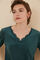 Womensecret Pijama terciopelo elástico verde verde
