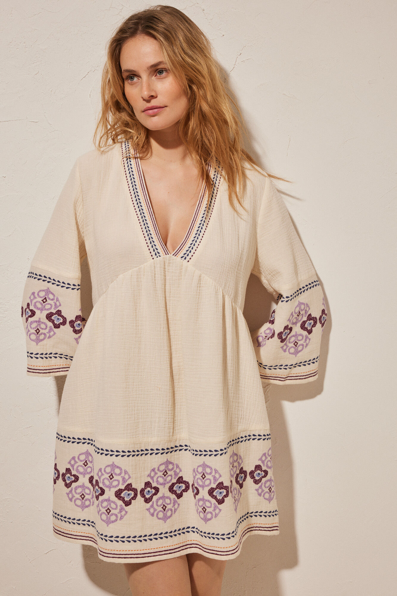 Vestido de algodon corto online