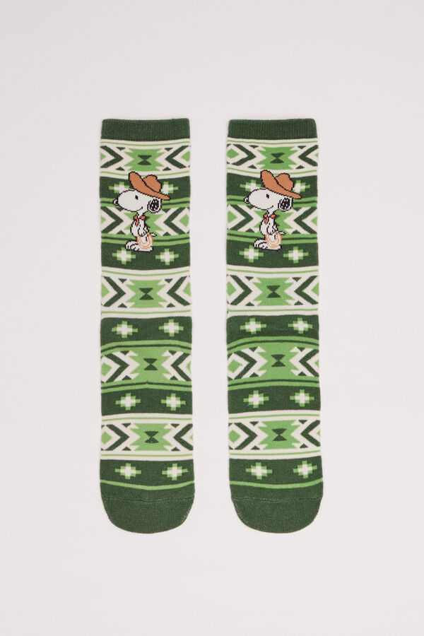 Women'secret Calcetines algod&oacute;n estampado Snoopy estampado