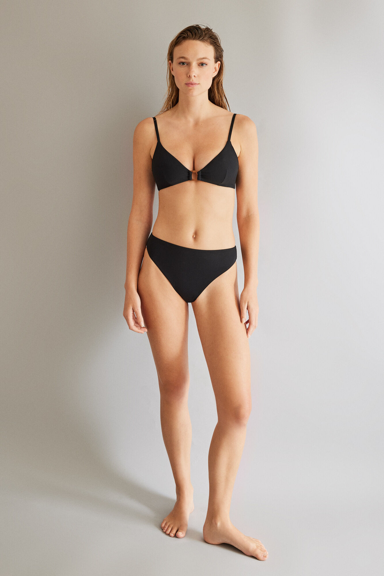Panty bikini alto negro Ropa de bano de mujer WomenSecret MX