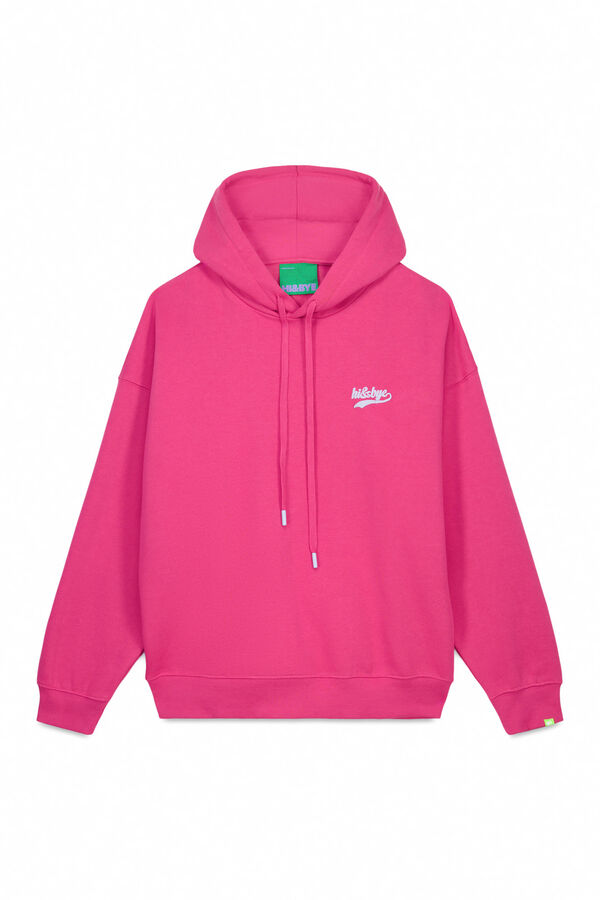 HI&BYE Sudadera con capucha fucsia fucsia