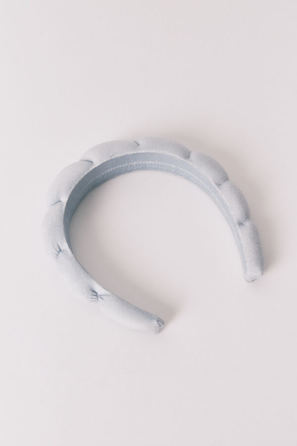 Women'secret Diadema de acolchado azul azul