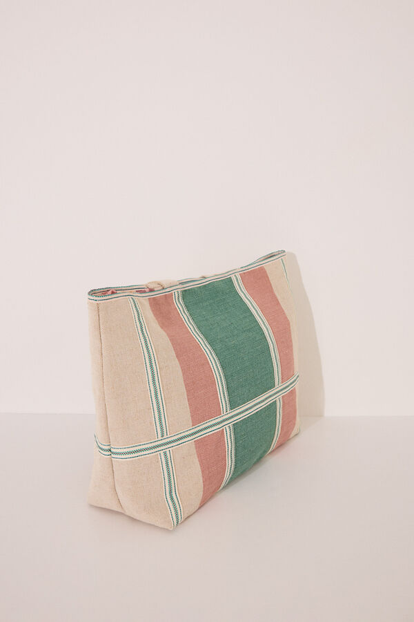 Womensecret Bolsa grande de rafia , bolsa estampado
