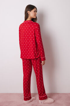Womensecret Pijama camisero La Vecina Rubia rojo