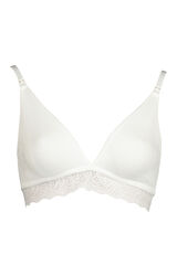 Womensecret FANTASTIC Brasier 'maternity' algodón blanco marfil