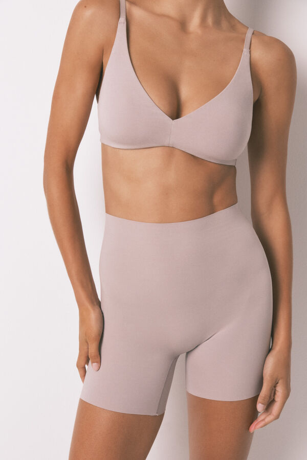 Women'secret Pantal&oacute;n ropa interior de algod&oacute;n beige nude