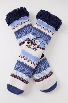 Womensecret Calcetines tricot borreguito Snoopy estampado