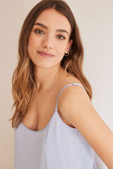 Womensecret Pijama tirantes shorts lila ECOVERO™