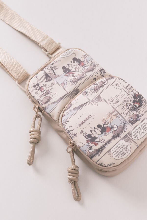Women'secret Funda de nailon para móvil de Mickey Mouse nude