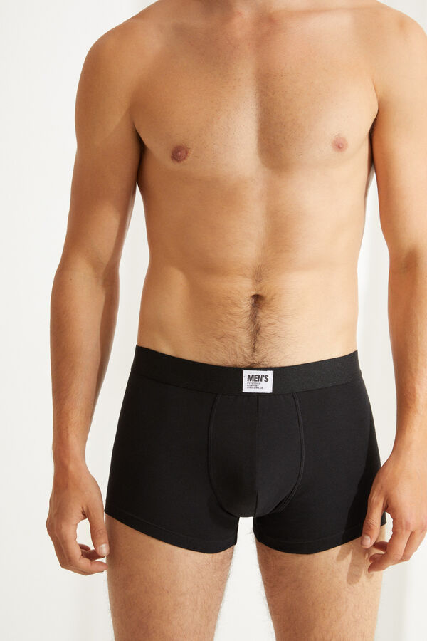 Womensecret Pack 3 calzones bóxer algodón negro negro