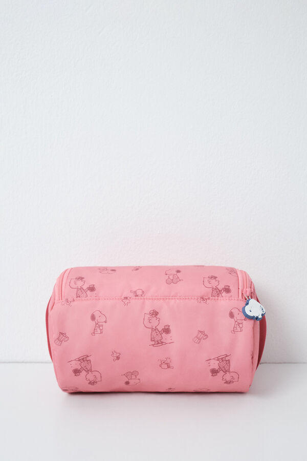 Women'secret Neceser grande con gancho Snoopy rosa