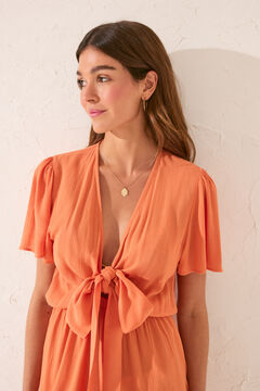 Womensecret Jumper de viscosa naranja  naranja