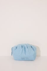 Womensecret Pequeño neceser acolchado en azul medio azul